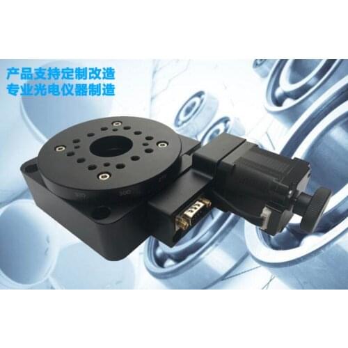 Precision Rotation of Angle Table of Electronically Controlled Rotary Table