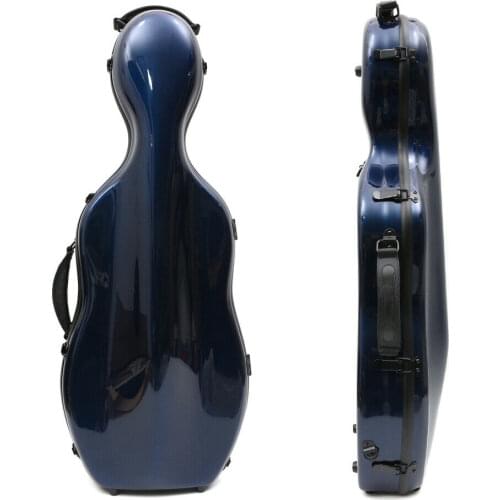 Yinfente Blue 15/16 inch Viola Case Box Glass Fiber Composite Strong Light