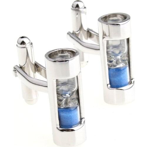 Cufflinks Wholesale Gustless style hourglass male womens cufflinks nail sleeve 170092 free shipping