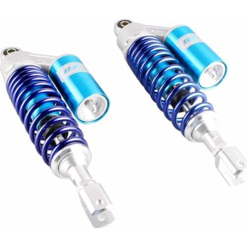 2PCS Air Shocks Absorbers 13.5" 340mm Universal For Honda CB750 CB 750 Motorcycle U Type Clevis Fits