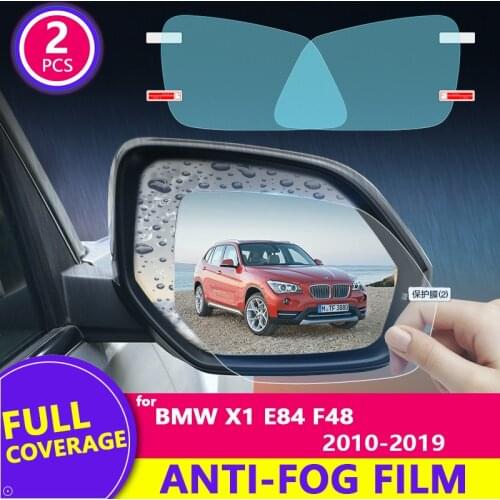 For BMW X1 E84 F48 2010-2020 2016 2017 2018 2019 Full Cover Rearview Mirror Film Anti-Fog Auto Mirror Sticker Car Accessories