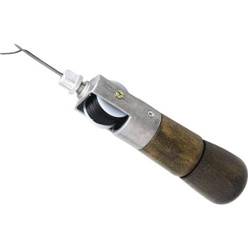 BESTNULE Professional Sewing Awl Hand Stitcher Repair Tool Kit with 2 Needles and 2 Additional Waxed Thread