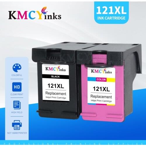 KMCYinks 121XL Ink Cartridge for HP 121 xl For HP121 Cartridge for HP Deskjet D2563 F4283 F2423 F2483 F2493 F4213 F4275 F4283