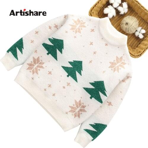 Kids Sweaters Cartoon Pattern Girl Sweatshirts 2021 Sweater Kids Spring Autumn Childrens Clothing Girl Christmas Gift