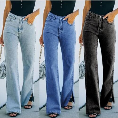 Jeans джинсы Woman Spring & Autumn Long Denim Pants Streetwear Jeans Feminino Pocket Straight Women Loose Trousers S-2XL 3Colors