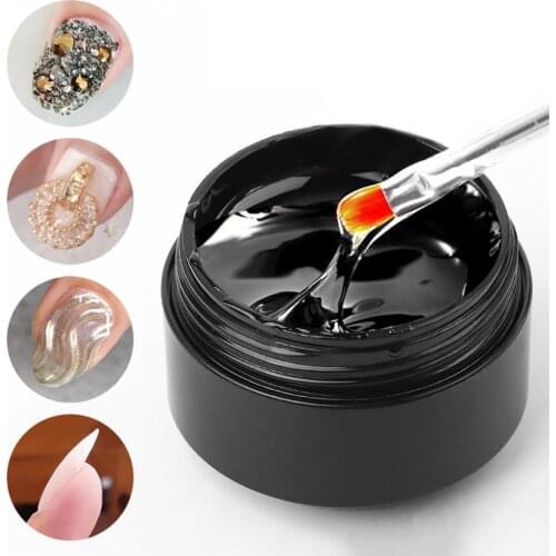 10/20g Non Wash Curing Shaping Nail Art Polish Soak Off Gel Top Coat Clear Glue High Quality Cheap Price Nail Art Gel