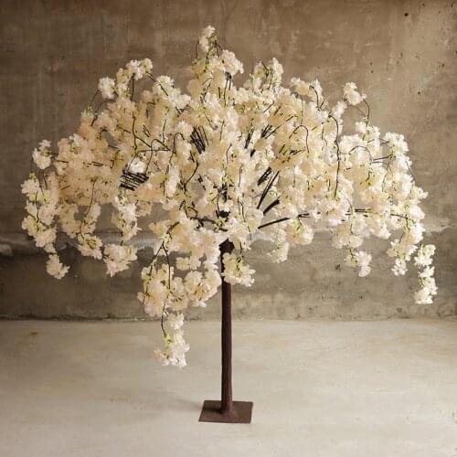 Artificial Cherry Tree Simulated Cherry Tree Simulated Plant Fake Tree Wedding Decoration Window Home Living Room Furnishings