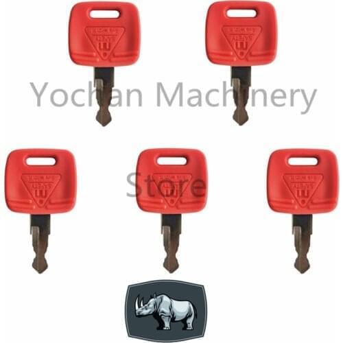 5 Pcs Ignition Key RE71557 RE183935 For John Deere Tractor 5220 5203 5225 5320 5325 5403