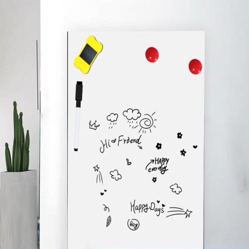 A5 refrigerator magnetic message board, soft whiteboard, erasable painting, childrens drawing paper