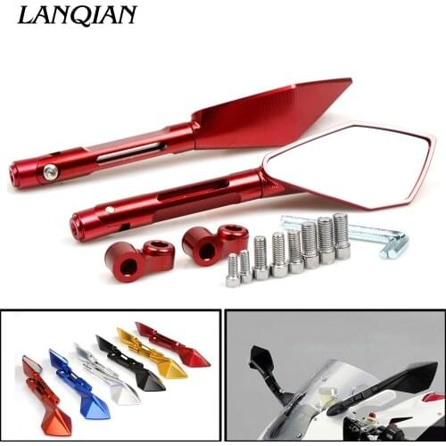 Motorcycle Mirrors motorbike moto CNC Rearview side Mirror Aluminum For Ducati 1000SS 916 916SPS 996 998 999 B S R Diavel