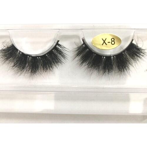 NEW 1pair Lashes Mink Eyelashes Real Mink Hair Fluffy Messy Soft Natural Lashes Makeup 3d Mink Lashes