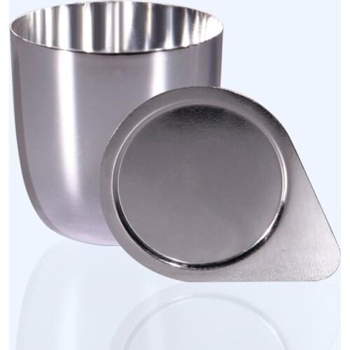 1pcs 30ml silver crucible with cover, experimental supplies, silver crucible with 99.99% silver content