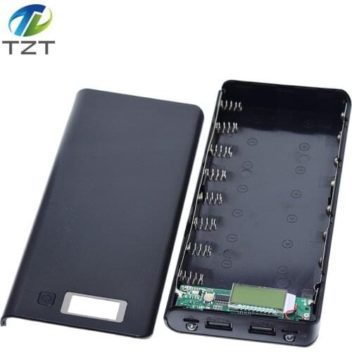 5V Dual USB 8*18650 Power Bank Battery Box Mobile Phone Charger DIY Shell Case For Smart Phone MP3 Electronic Mobile Charging