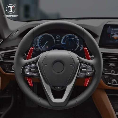 T-Carbon Paddle Shifter For BMW 3 5 6 7 Series G20 G30 G32 G11 G01 G02 G05 G06 M5 F90 X3M X4M Steering Wheel Replacement