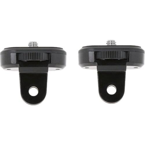 2pcs Tripod Mount Adapter Mount to 1/4" Thread for GoPro Sony Action Camera