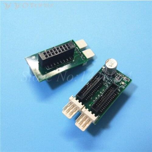 2pcs wholesale digital plotter spare parts Xaar 382 printhead connect board for Wit-color 3000 transfer card double connector