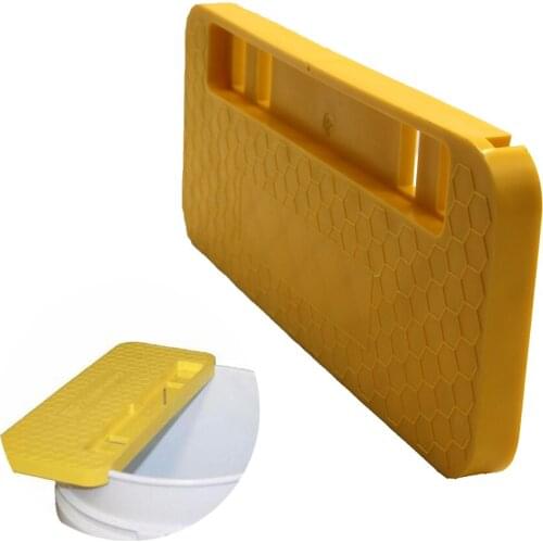 2PCS Beekeeping Bee Honey Comb Thicken Capper Plastic Yellow 5 Gallon 20L Barrels Cut Support Plate Wax Cover Tools Supplies