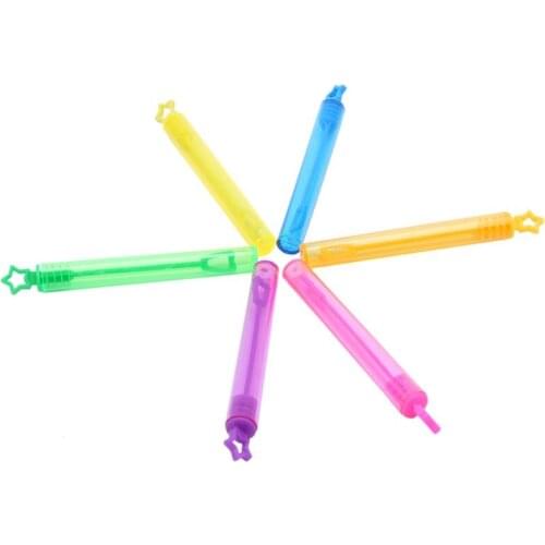 24 pcs Children Outdoor Soap Bubble Bottles Toys Birthday Party Wedding Xmas Decorations Gifts Color Random