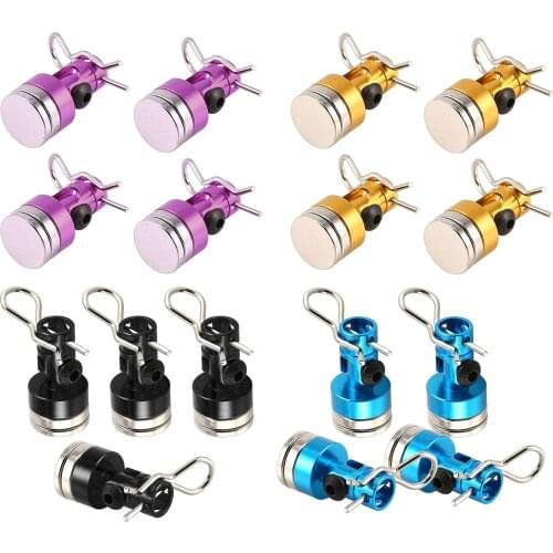 4Pcs Magnetic RC Car Stealth 180 Degree Shell Post Cars Accessories Remote Control Car Shell Strong Post Contact Shell Column