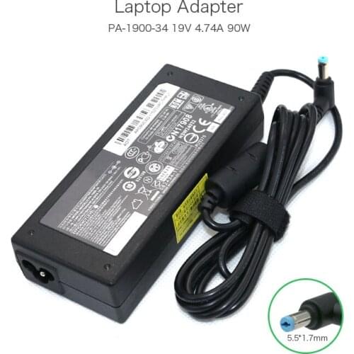 19V 4.74A 90W AC Adapter For Acer Liteon PA-1900-34 Laptop Charger Power Supply
