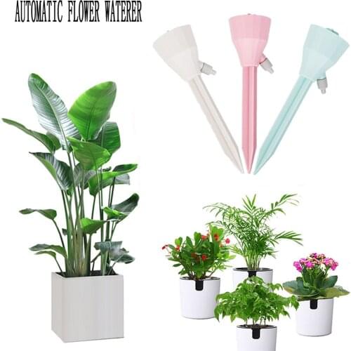 Automatic Waterer Garden Plant Watering Device Plant Waterer Bottle Dripping Pile Garden Supplies Flowerpot Irrigation
