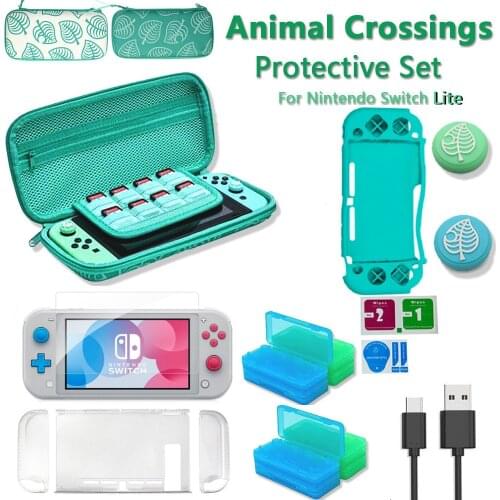 For Nintend Switch Case Animal Crossing Nintend Console Storage Bag Set for Nintendo Switch/Lite Animal Crossing Accessories Set
