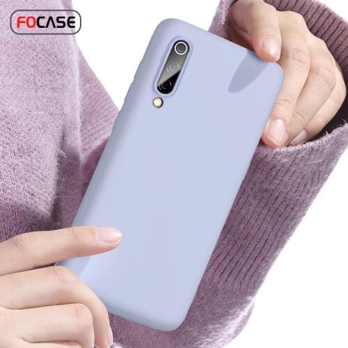 Case Xiaomi Mi 9 Lite Soft TPU Touch Full Protection Cover Liquid Silicone Cases For Xiaomi Mi9 Mi 9 SE Lite Case Cover