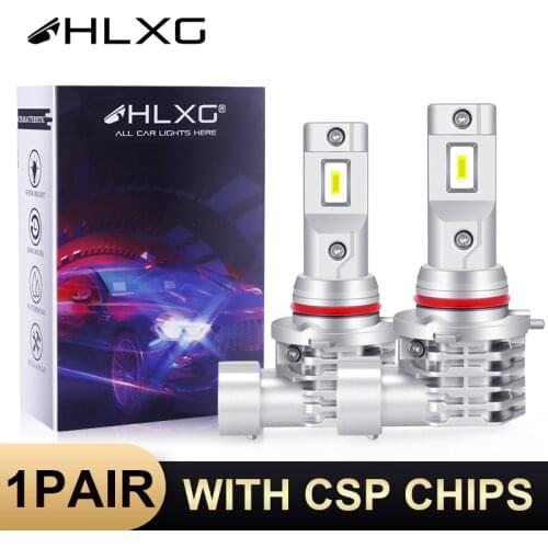 HLXG Anti-EMC No Radio Interference CSP H7 LED HB4 9006 H4 9005 HB3 H8 H9 H11 Fog Lamp Bulb auto Light Car Headlight Accessories