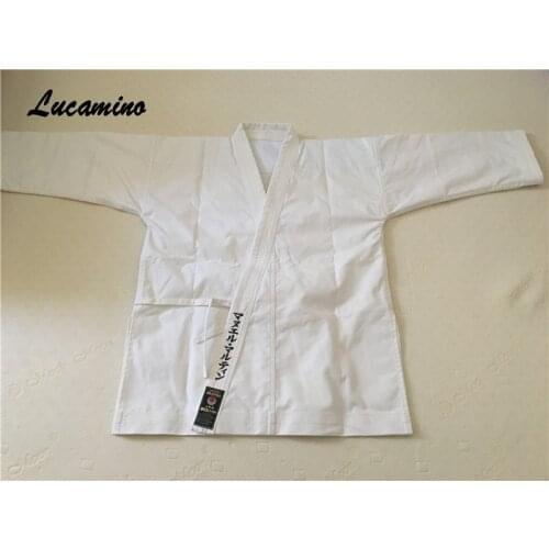 Customized Kata karategi GI Japan Tokyodo Karate uniforms, stripes hard canvas skilled professional karate brand JKA JKS etc