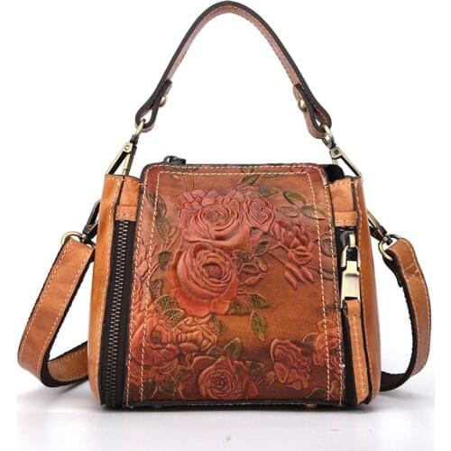 LAOSHIZI LUOSEN Women's Clutches With Handle