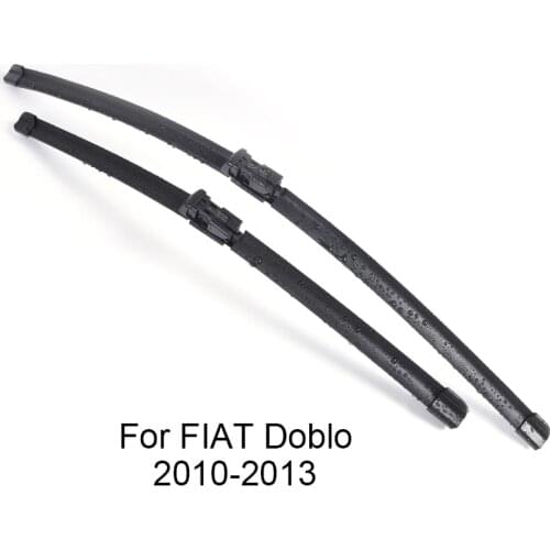 Car Windshield Wiper Blades for FIAT Doblo form 2010 2011 2012 2013 Car Windscreen wiper Rubber