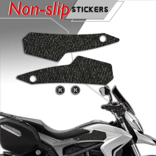 Motorcycle tank grip fuel tank traction pad side knee grip friction protector sticker for DUCATI 13-15 HYPERMOTARD