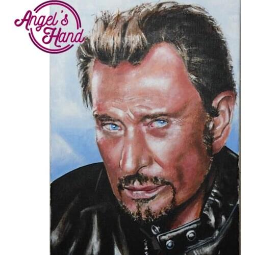 5D Superstar singer johnny hallyday spuare&round diamond painting crystal diamond embroidery crystal painting cross stitchsets