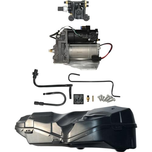 AP03 for RANGE ROVER SPORT LR3 LR4 Discovery 3 & 4 Air Suspension Compressor PUMP + COVER+VALVE LR015303,LR023964,LR044360
