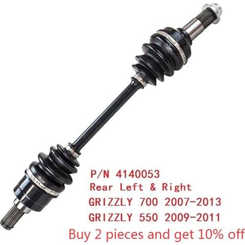 CV Axle Drive shaft Rear CV Joint Plunging CV BOOT KIT FOR YAMAHA Grizzly 550 YFM5FG 2009-2011 & Grizzly 700 YFM7FG 2007-2013