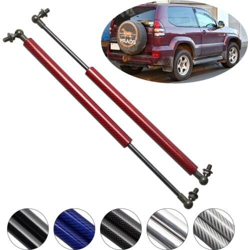 For Toyota Land cruiser Prado J120 2002-2009 Auto Carbon fiber Front Bonnet Hood Gas Struts Shock Struts Car Lift Supports 460mm