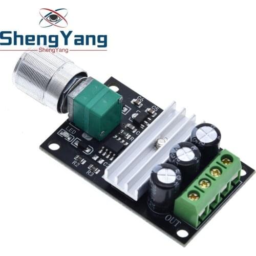 ShengYang DC 6V 12V 24V 28VDC 3A 80W PWM Motor Speed Controller Regulator Adjustable 3A Motor Speed Controller Regulator