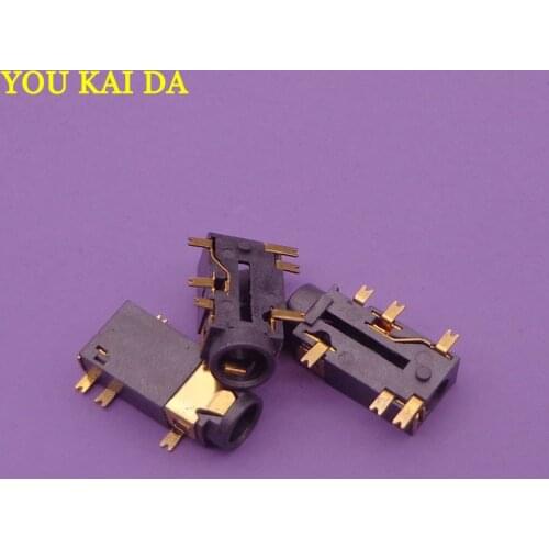 10-200pcs/lot 3.5mm Audio Jack Socket 3.5 Headphone Connector 6SMT with head for Tablet Phone Digital Produc Headphone jack