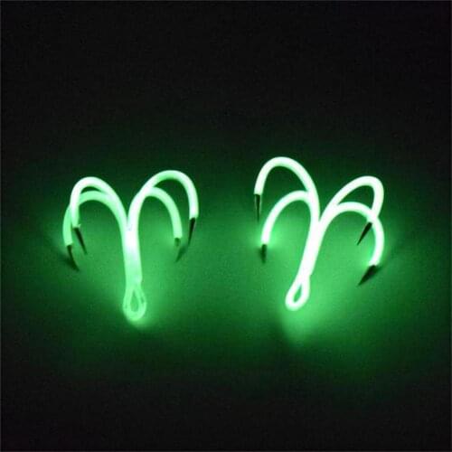 2Pcs/Set 16#/18# Sea Fishhooks Luminous 4 Hooks Sharp Octopus Shape Artificial Fishing Lures Fake bait Fishing Accessories