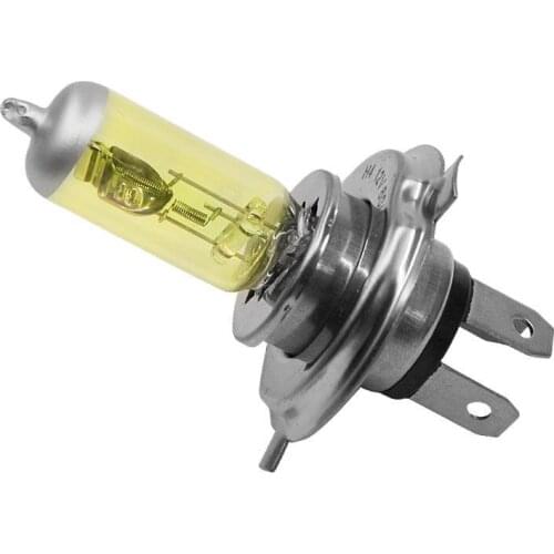 Quartz Glass Car Headlight Stainless Steel White 2Pcs Bulb Lamps Replacement 100W