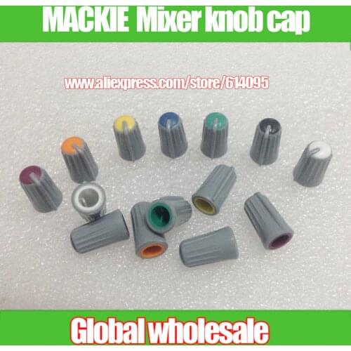 56pcs MACKIE 1604-VLZ3 1402-VLZ3 Mixer Potentiometer Knob Cap D Hole / half-axis Rotary Potentiometer fader knobs caps