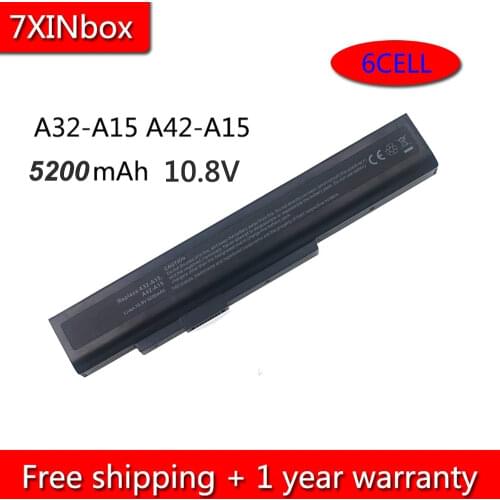 7XINbox 6cell 5200mAh A32-A15 A41-A15 A42-A15 A42-H36 Battery For Medion Akoya E6201 E6221 E6227 E7201 P6640 P6633 P6815 X6815