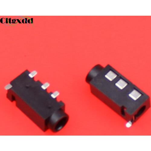 Cltgxdd 3.5mm headphone socket PJ-320D earhone jack Female Audio Connector 4 Pin SMT SMD