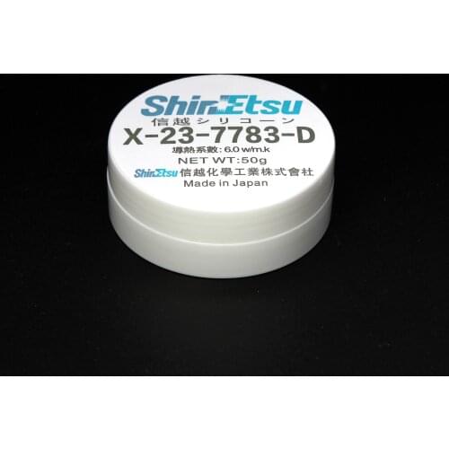 Japan Shin-Etsu X-23-7783D silver-containing LED thermal grease computer notebook CPU cooling silicone paste