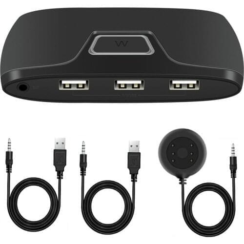 4K KVM Switch 2 In 1 Out USB HDMI1.4 KVM Switcher Splitter Support Remote Wake-Up For Keyboard Mouse Printer Monitor