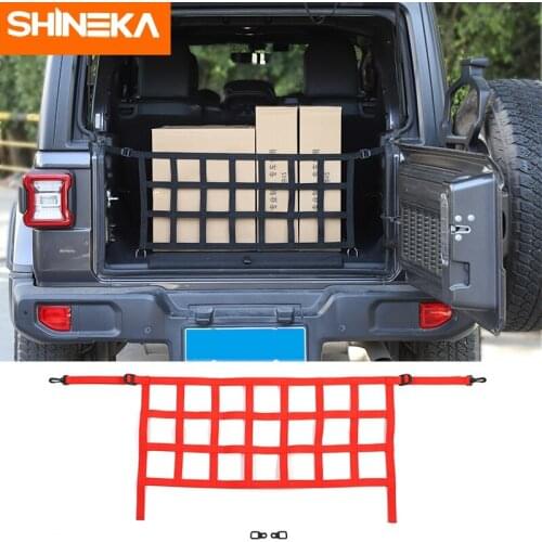 Car Covers For Jeep Wrangler JL 2019 2020 Car Multifunction Trunk Cargo Storage Net Cover Accessories For Jeep Wrangler JL 2018