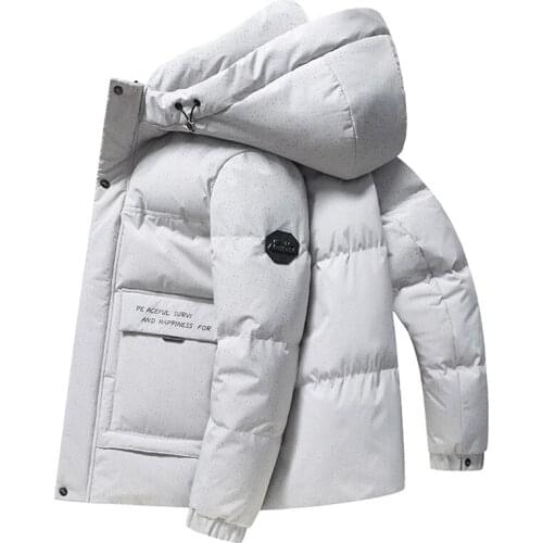 Down Jacket Men 2021 Winter New Hooded Top Quality 90% White Duck Thick Warm Parka Waterproof Coat Male Overcoat Plus Size 4XL