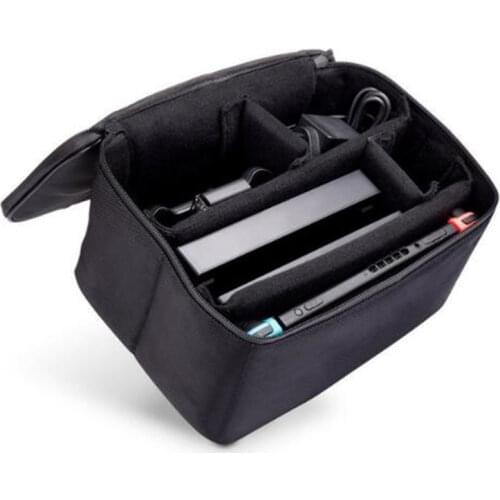 Portable Protective Storage Carry Zipper Travel Handle Bag Game Player Case Gaming Bags NS Accessory for Nintend Switch Black