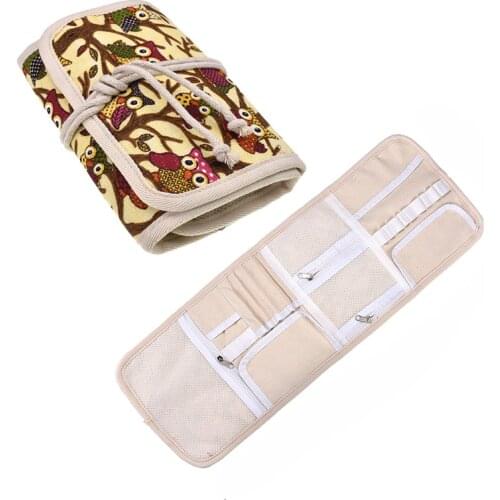 Empty Crochet Hook Pouch Knitting Kit Case Crochet Needle Scissors Ruler Sewing Accessories Household Organizer Bag For Knitting