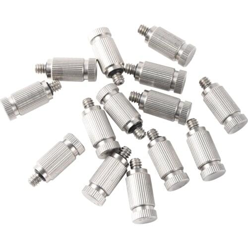 3/16 threaded atomizing nozzle 0.1/0.15/0.2/0.3/0.4/0.5mm garden landscaping cooling humidification disinfection sprayer 20pcs
